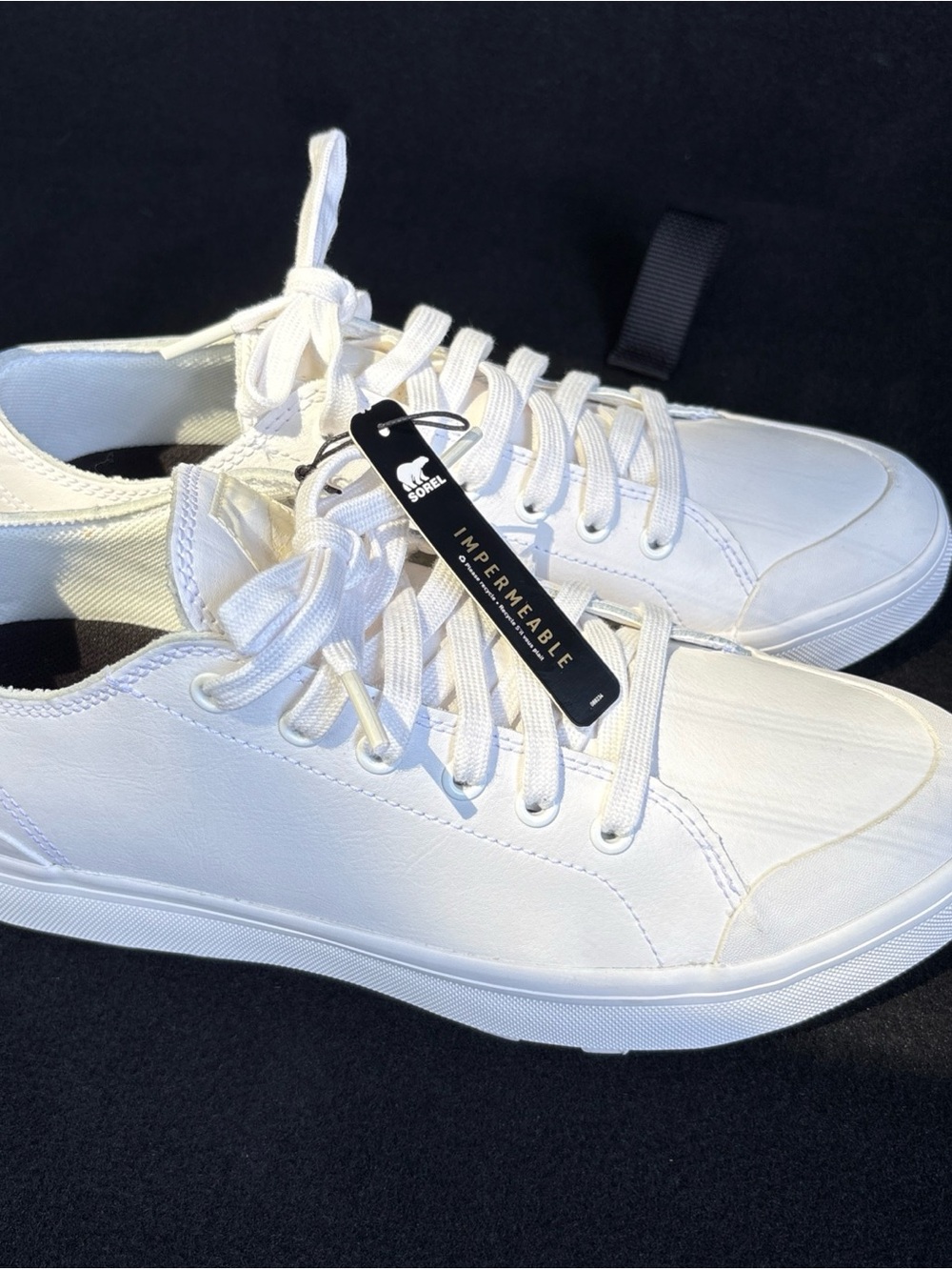 Sorel Men's White Low-Top Lace-Up Sneakers